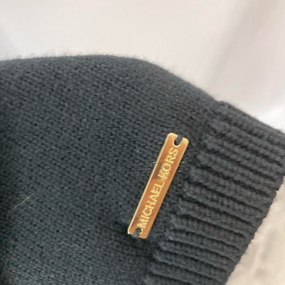 Michael Kors Black Turtleneck sweater sleeveless top M - Picture 3 of 5